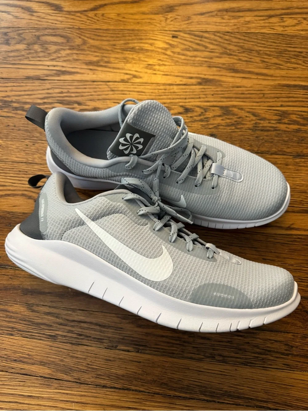 RARE Men's NIKE Flex Experience RN 12 DV0740 007 White/Wolf Gray Color